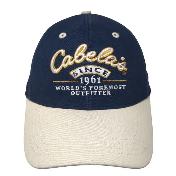Cabela's Since 1961 World's Foremost Outfitters Baseball Cap Blue OS Adjustable - Picture 1 of 10